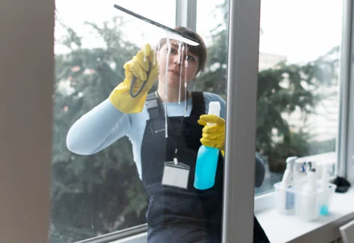 Nettoyage de vitres intérieures et extérieures à Flexanville